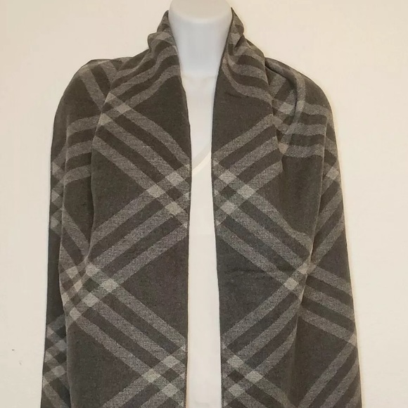 Cozy Wool Warm Tartan Checked Plaid Wrap Scarf - Picture 11 of 11